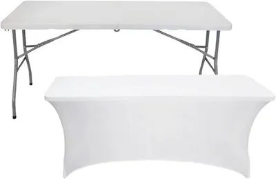 Produktbild von Klapptisch 150 cm weiß für Veranstaltungen - Indoor und Outdoor