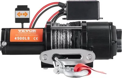 Obrázek produktu pro Elektrický naviják s dálkovým ovládáním – 4500 liber – černý