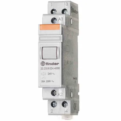 Produktbild von Finder Installations-Relais 22.23.8.230.4000 1Ö 1S 20A 230VAC