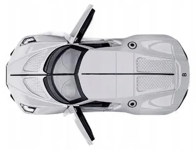 Produktbild von Bugatti JiaYe Sport Modellauto 1:36 Silber Sound Licht