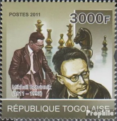 Produktbild von Briefmarken Togo 2011 Mi 3918 (kompl.Ausg.) postfrisch Mikhail Botvinnik