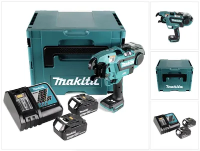 Produktbild von Makita DTR 180 RMJ Akku Bewehrungsverbinder 18V Brushless für 0,8mm Bindedraht im Makpac + 2x 4,0Ah Akku + Ladegerät