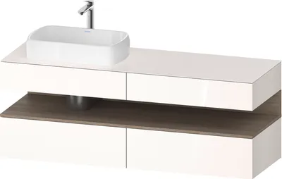 Produktbild von DURAVIT QA4777035220000 QTG KWTU WH Ek. 1600x550x600 Wß Hgl.