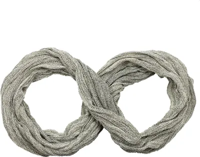 Produktbild von Infinity Schal - Infinity Schal - Schlauchschal - Loopschal - 90 cm - weiß-schwarz