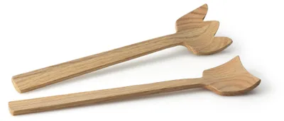 Produktbild von CONTINENTA Salatbesteck Tulip, Eiche 30,5 cm 4165 4017167416502