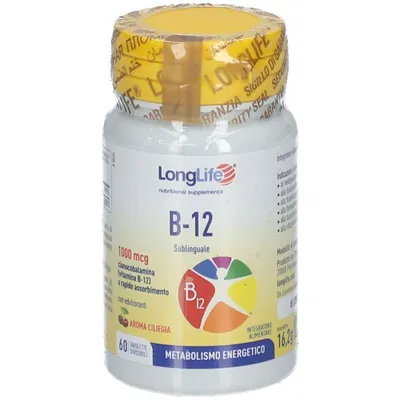 Zdjęcie produktu dla LongLife® B-12 1000 mcg tabletki podjęzykowe