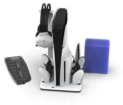 Obrázek produktu pro Contact Dlx nabíjecí stanice pro ovladače PS5, stříbrná, jedna velikost