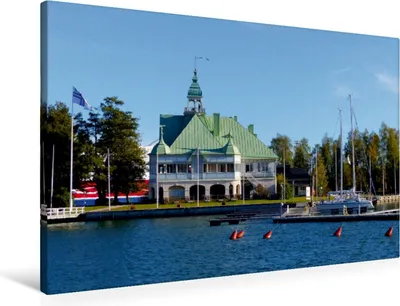 Produktbild von Calvendo Textil-Leinwand 90 cm x 60 cm quer Ein Motiv aus dem Kalender Finnland - Durch Seenlandschaften zum Polarkreis, Stephan Angelika; 7405339
