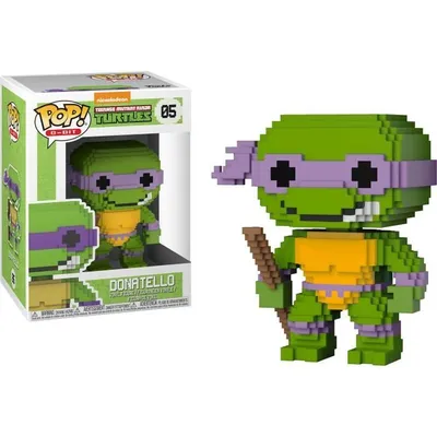 Obrázek produktu pro Funko Teenage Mutant Ninja Turtles Donatello 8-bit POP! Figurka 9 cm FK22983