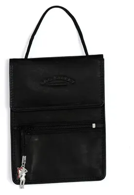 Produktbild von Bag Street Herren Damen Brustbeutel Etui schwarz Leder 10x1x14 D2OTJ503S