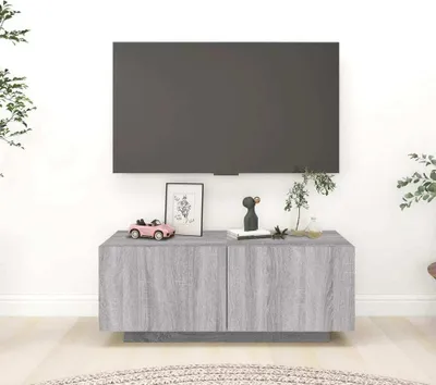 Produktbild von The Living Store TV-Schrank Grau Sonoma 100x35x40 cm Holzwerkstoff