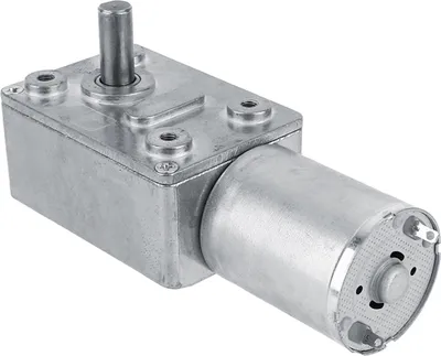 Obrázek produktu pro 12 V stejnosměrný redukční motor, 2 ot./min, reverzibilní, vysoce výkonný turbodmychadlo, šnekový převodový motor