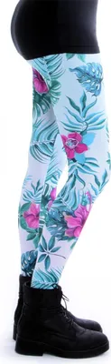 Produktbild von cosey - Blumen-Leggings (Einheitsgröße) - Design Tropenpflanzen