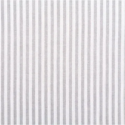 Produktbild von Popeline Meterware Streifen grau weiß 3 mm 144 cm