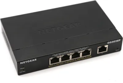 Obrázek produktu pro NETGEAR GS305EP, Řízený, L2/L3, Gigabit Ethernet (10/100/1000), Plně duplexní režim, Podpora napájení po Ethernetu (PoE)