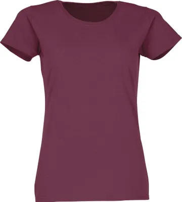 Produktbild von Fruit of the Loom Valueweight T Lady-Fit Farbe: burgund Größe: 2XL
