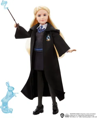 Produktbild von Harry Potter Luna & Patronus - Luna Lovegood-Puppe mit Patronus-Zauber, Hasen-Patronus und Zauberstab