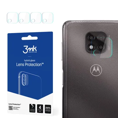 Produktbild von 3mk Hybridglas Lens Protection für Motorola Moto G Power 2021 Kamera Objektiv Kameralinse 0,16mm 6H (4 Stück)