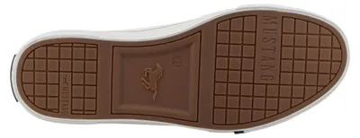 Produktbild von Mustang Herren Sneaker mit dekorativem Reißverschluss 26M0191003, Größe:42 EU, Farbe:Weiß