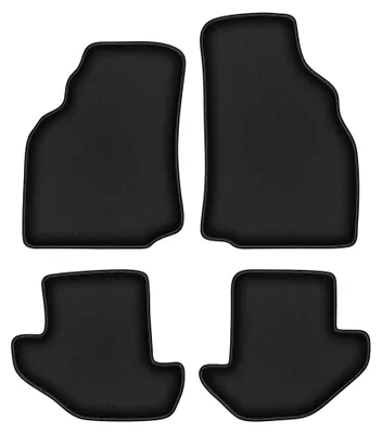 Produktbild von Velours-Fußmatten für Ford Puma 1997-2001 (Coupé) – 4-tlg, Schwarz, passgenau – Wielganizator DURBAN