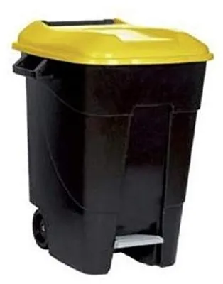 Obrázek produktu pro Plastový koš s pedálem, objem 100 litrů