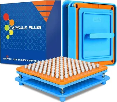 Produktbild von WANANFU Kapselfüller 100 Löcher Größe 0