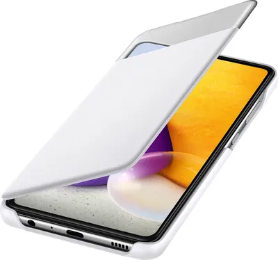 Produktbild von Samsung Galaxy A72 Hülle - Kunststoff - Samsung Klapphülle - Weiß