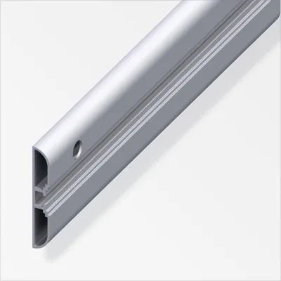 Produktbild von coaxis®-Profil, breit 1 m, 60 x 10 mm Aluminium roh blank