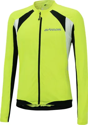 Produktbild von Airtracks Fahrradtrikot Langarm Pro T neon-weiß XL