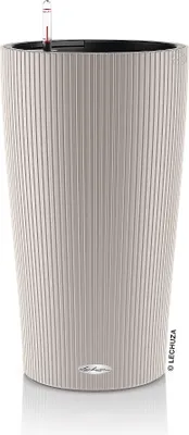 Obrázok produktu pre LECHUZA CILINDRO Color 32, Kvetináč, Voľne stojace, Recyklovaný plast, Hnedá, Piesková, Valec, Vnútorná / vonkajšia