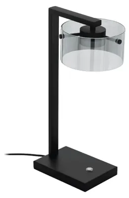 Productafbeelding van Tafellamp met smoke glas Copillos