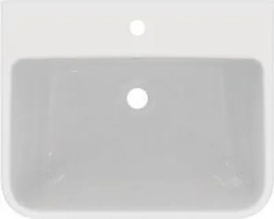Obrázok produktu pre Umývadlo i.life B s prepadom 1 otvor pre batériu 600x480x180 mm biela 600 x 480 x 180 mm biela