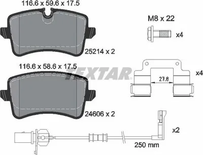 Obrázek produktu pro Brzdové Destičky Audi A8 3,0 Tdi Quattro 15-