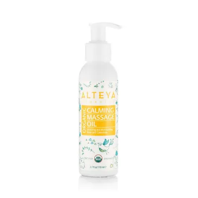 Zdjęcie produktu dla Alteya Organic Calming Massage Oil Organiczny olejek do masażu dla dzieci, 110 ml