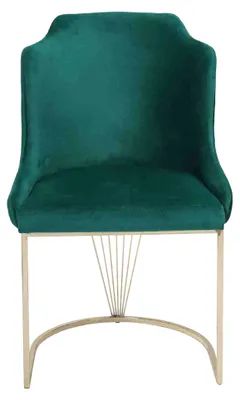 Produktbild von Designer Grüner Esszimmerstuhl Luxus Einsitzer Moderne Esszimmer Möbel