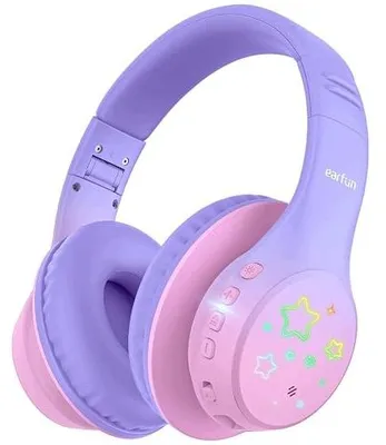 Zdjęcie produktu dla Słuchawki bluetooth dla dzieci bezprzewodowe LED świecące prezent