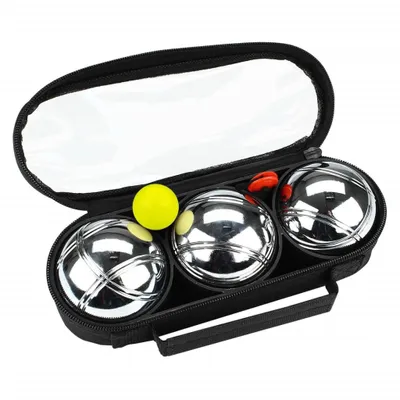 Obrázok produktu pre Get & Go Game Boules Set IV 3 loptičky strieborná COD 52JP-COD-Uni