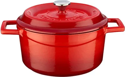 Immagine prodotto di LAVA Metal Pentola Ø 20 cm, 2,6 l, ghisa, rosso LAVA METAL LVYTC20K2R