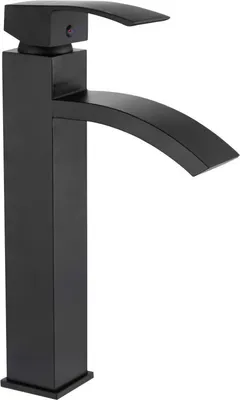 Produktbild von Mexen Libra hohe Waschtischarmatur, Schwarz - 745110-70