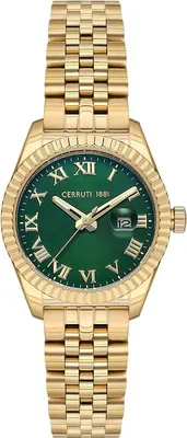 Immagine prodotto di Cerruti 1881 Date watch Baccio Green - Gold