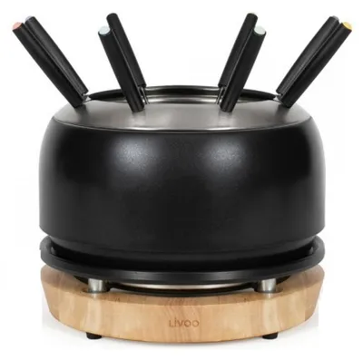 Image de Service à fondue 1200w 8 fourchettes noir - Livoo - DOC339 -