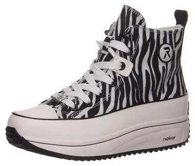 Produktbild von Rieker Sneaker High - Zebra Textil : 41 : Normal Größe: 41 Weite: Normal