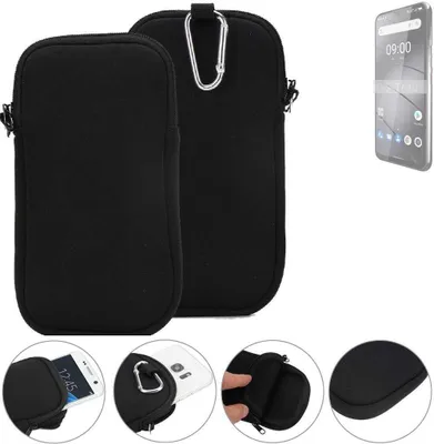 Produktbild von K-S-Trade Neopren-Hülle Handyhülle kompatibel mit Gigaset GS5 Pro SE Schutzhülle Neoprenhülle Sleeve Schutz-Hülle Gürtel Tasche Case Holster