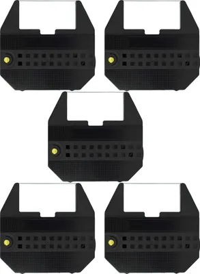 Produktbild von vhbw 5x Farbband Schriftband kompatibel mit Bestar ESM 1000 Schreibmaschine - Schwarz