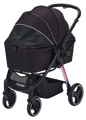 Produktbild von Ibiyaya Retro Luxe 2.0 Hundewagen faltbar für große Hunde bis 25 kg