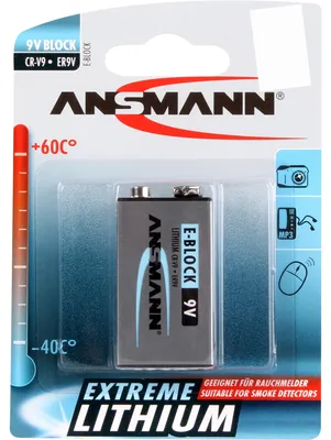 Productafbeelding van Ansmann 5021023 1 Ansmann Lithium 9V-Block Extreme