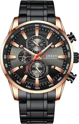 Produktbild von CURREN NA-14258 Uhr - Elegante Herrenuhr Schwarz/Gold KP14258
