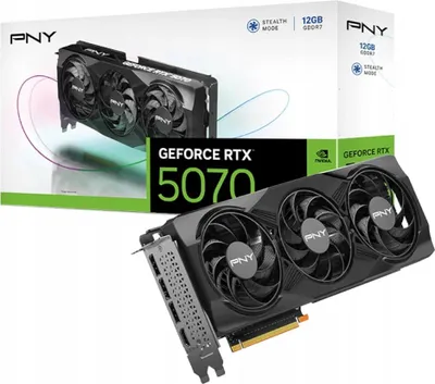 Produktbild von PNY NVIDIA RTX5070 VERTO 12GB Triple Fan 12GB GDDR7,1xHDMI,3xDP