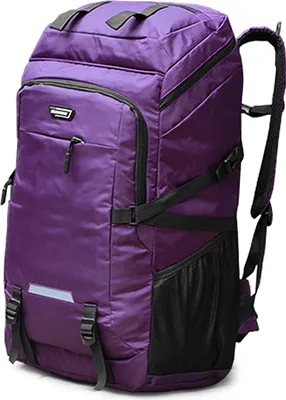 Zdjęcie produktu dla Plecak turystyczny UPALDHOU, 80L Camping - lekka torba podróżna do podróży z kempingiem turystycznym (PURPLE)
