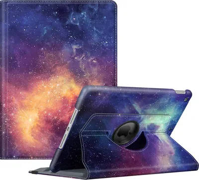 Produktbild von Fintie Hülle für iPad 10.2 Zoll 9.Generation / 8. Gen / 7. Gen (Modell 2021/2020/2019) mit Pencil Halter - 360 Grad Rotierend Stand Schutzhülle Cover mit Auto Schlaf/Wach Funktion, Die Galaxie
